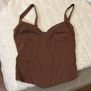 Zara Brown top